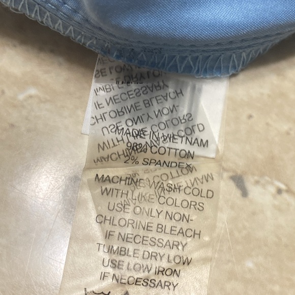 NWOT Vince Camuto beautiful light blue pants,see measurements in photos below - Picture 8 of 8